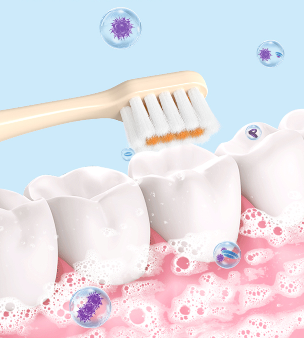 Nano Dino Brush  (8 Pack) (2-12 Years old)