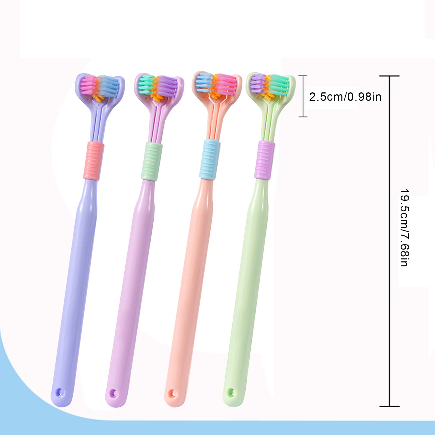 Nano 360° Three Sided Toothbrush